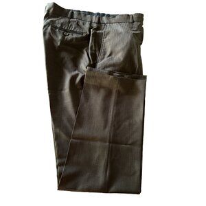 Stafford Essentials Classic Fit Men's Dress Pants 36x32 Polyester Blend Brown